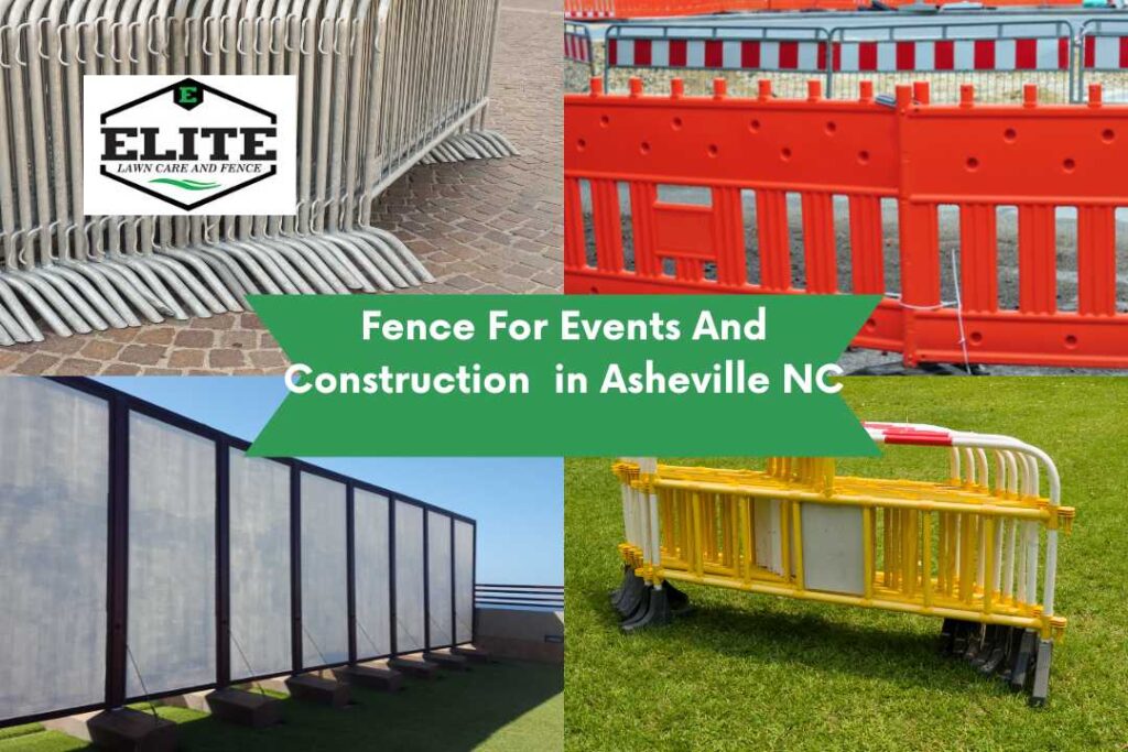 Fence For Events And Construction In Asheville NC