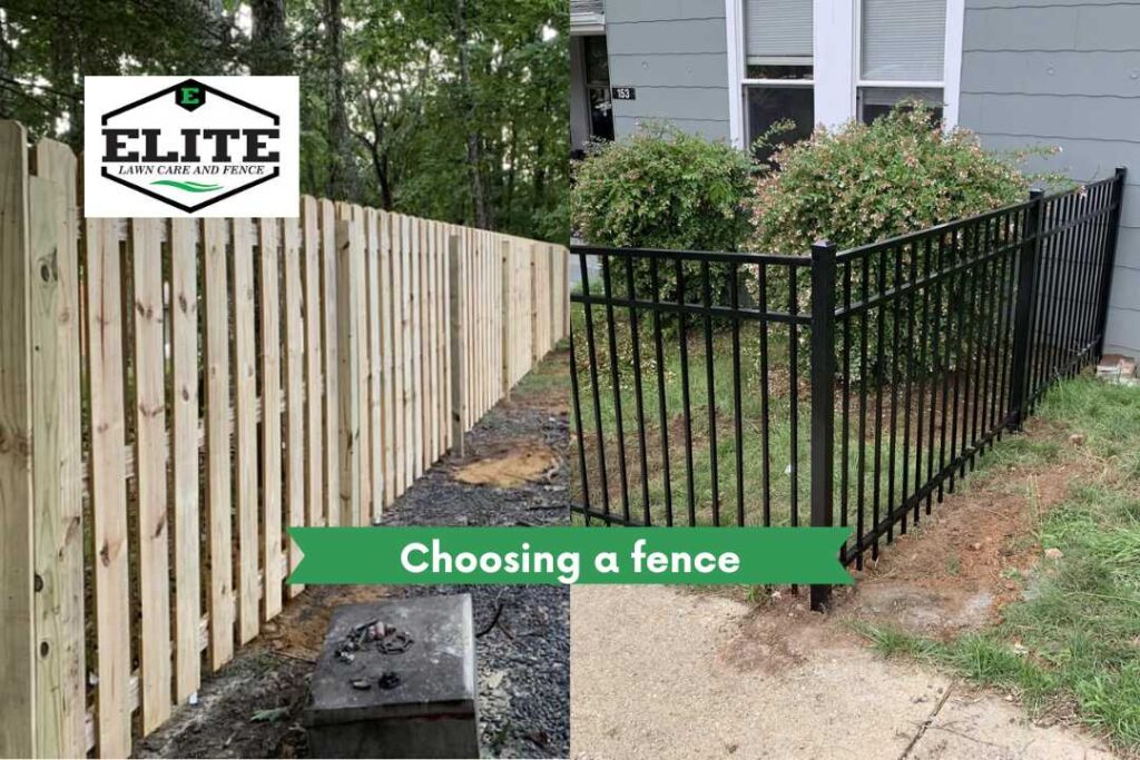 Choosing a fence in Asheville NC