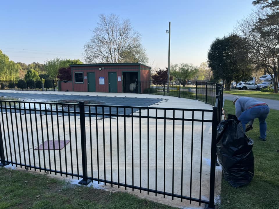 Aluminum Fence Installation