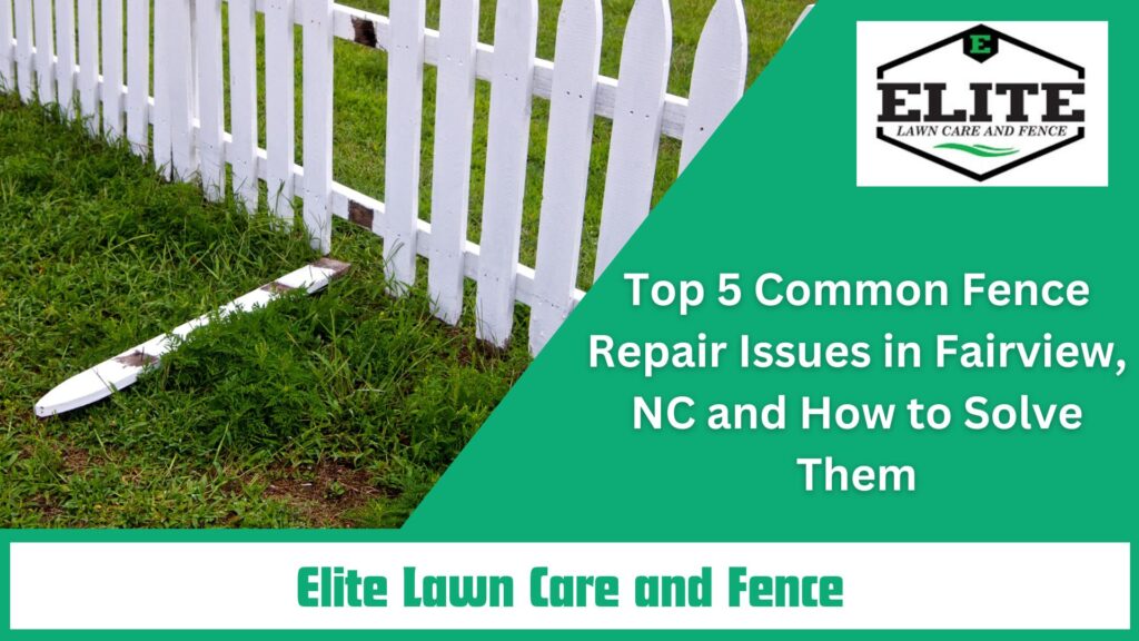 Top 5 Common Fence Repair Issues in Fairview, NC and How to Solve Them