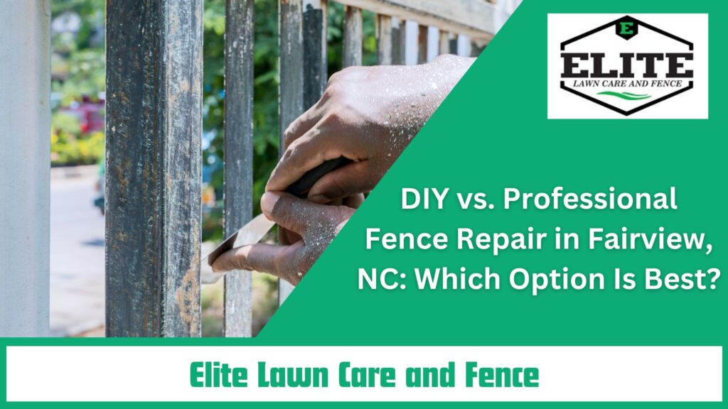 DIY vs. Professional Fence Repair in Fairview, NC: Which Option Is Best?
